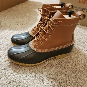 L.L. Bean Brown and Black Men's Duck Boots